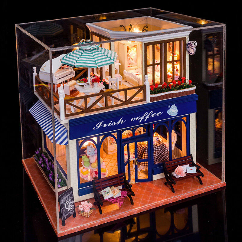 DIY Doll House Kits
 New Kits DIY Wooden Dollhouse Miniature Doll Houses Cover