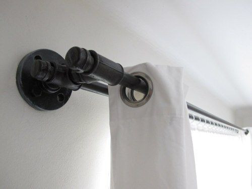 double curtain rod brackets