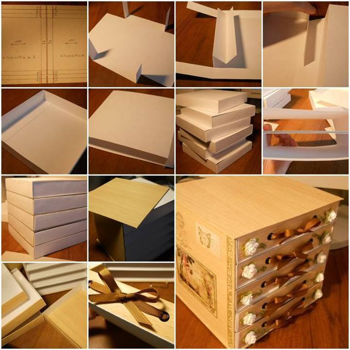 DIY Dresser Drawer Organizer
 DIY 5 Drawer Cardboard Organizer