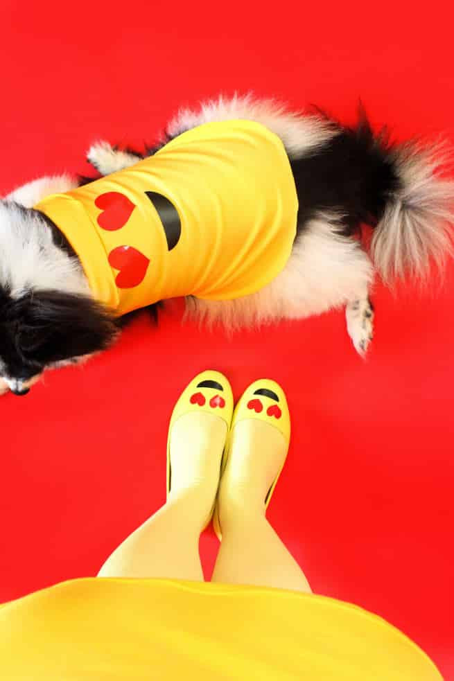 DIY Emoji Costume
 DIY Emoji Costume For La s & Their Fur Babies ⋆ Brite