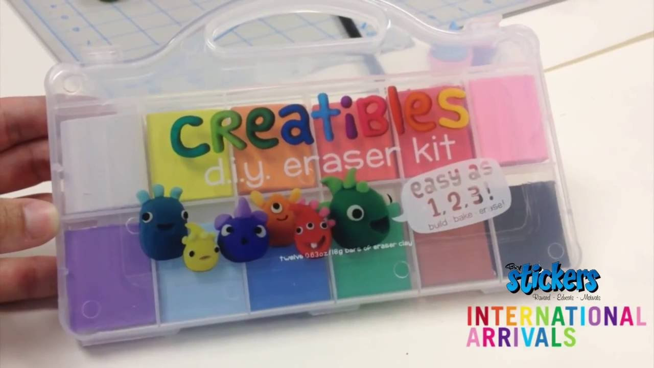 DIY Eraser Kit
 Creatibles DIY Eraser Kit 12 Clay Colours