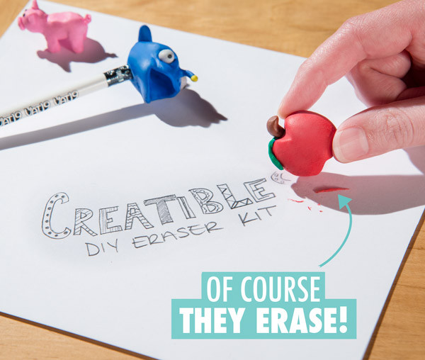 DIY Eraser Kit
 Creatibles DIY Eraser Kit Make Your Own Erasers