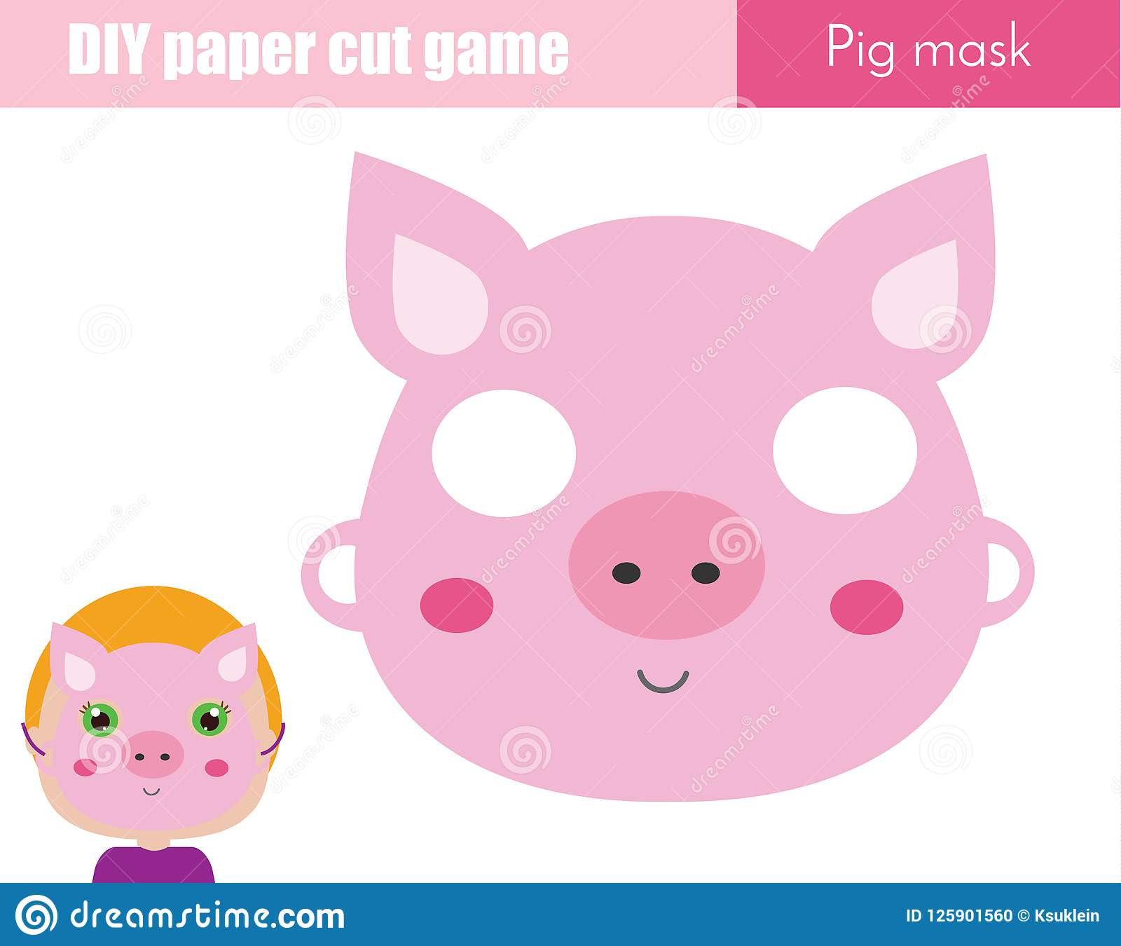 Diy Facial Mask For Kids
 DIY Children Educational Creative Game Make An Animal