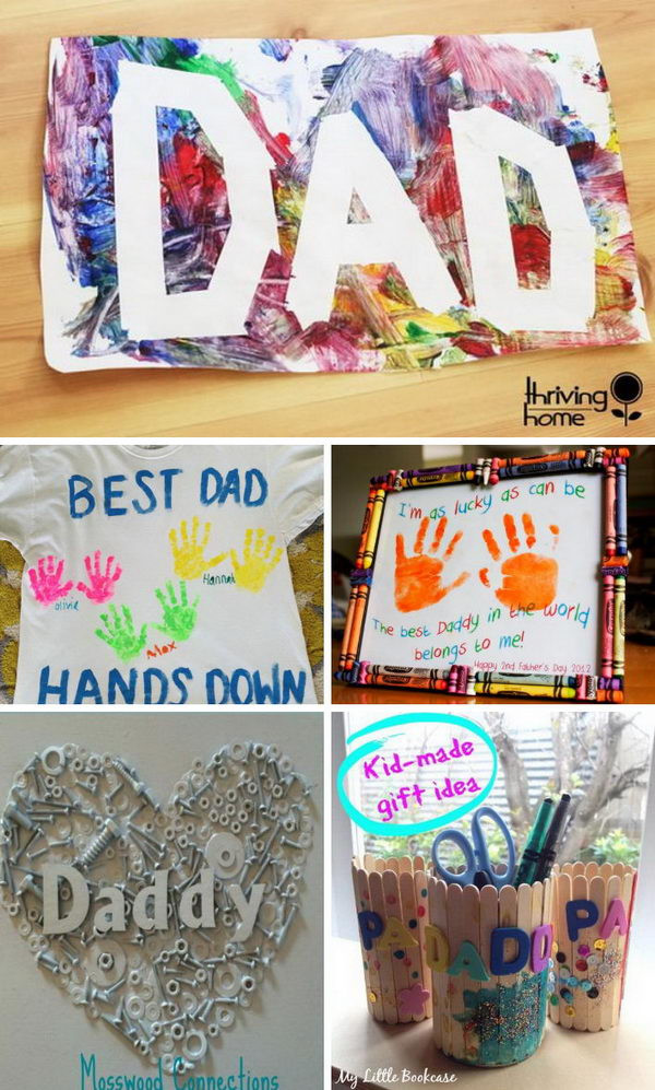 DIY Father'S Day Gifts From Toddler
 Awesome DIY Father s Day Gifts From Kids 2017