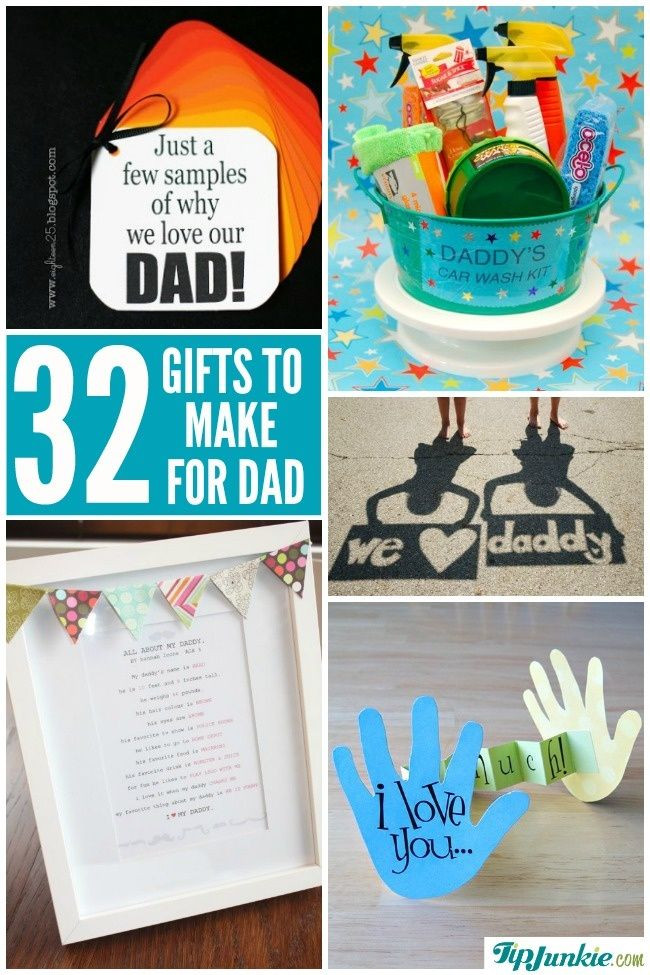DIY Father'S Day Gifts From Toddler
 32 Best Homemade Fathers Day Gifts