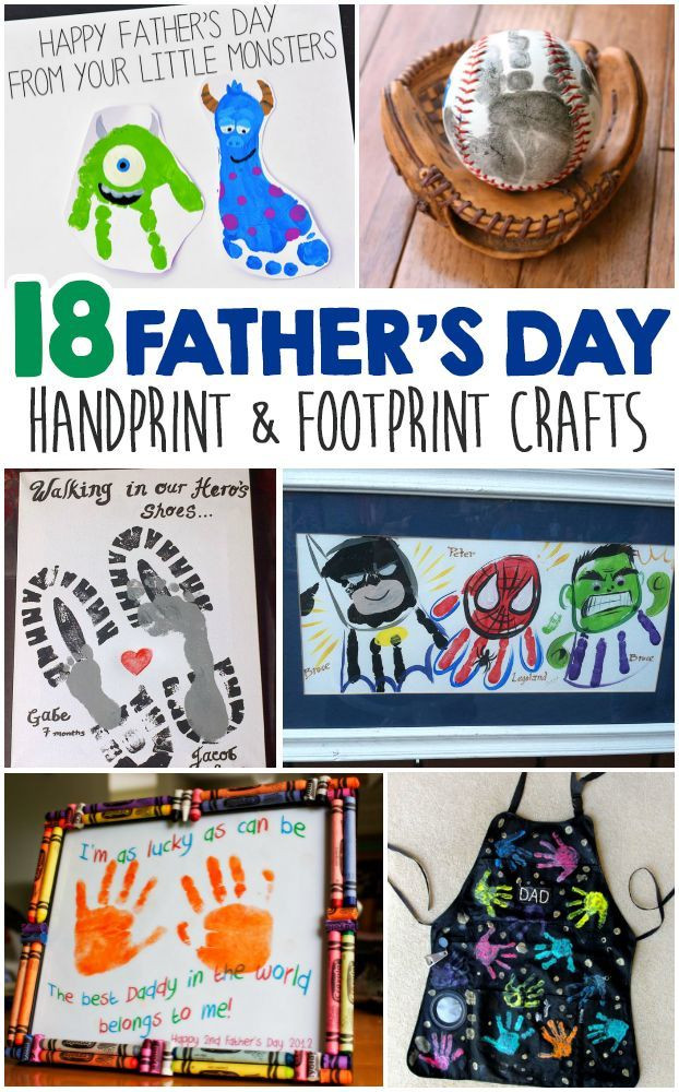 DIY Father'S Day Gifts From Toddler
 Father s Day Handprint And Footprint Crafts For Kids