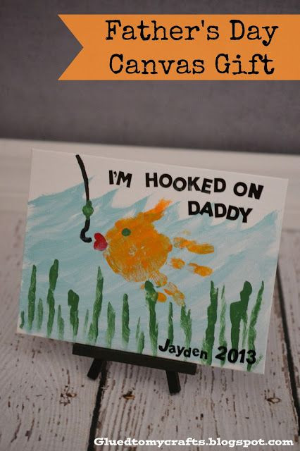 DIY Father'S Day Gifts From Toddler
 I m Hooked Daddy Father s Day Gift Idea