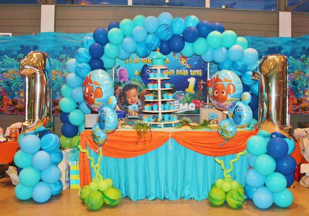 DIY Finding Nemo Decorations
 Finding Nemo theme Birthday Party Ideas