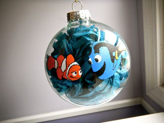 DIY Finding Nemo Decorations
 Finding Nemo Inspired Christmas Ornament Disney Pixar Dory