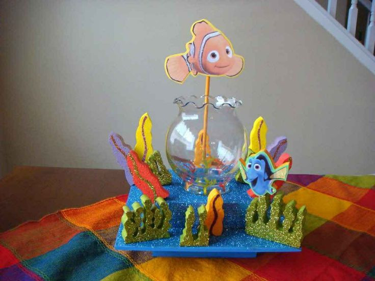 DIY Finding Nemo Decorations
 finding nemo centerpieces Google Search