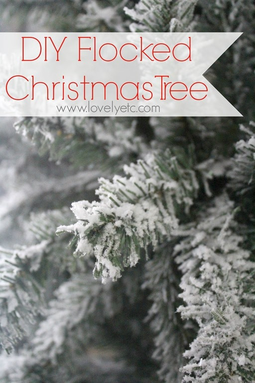DIY Flocked Christmas Tree
 DECK THE HOLIDAY S DIY SNOW FLOCKING FOR YOUR CHRISTMAS