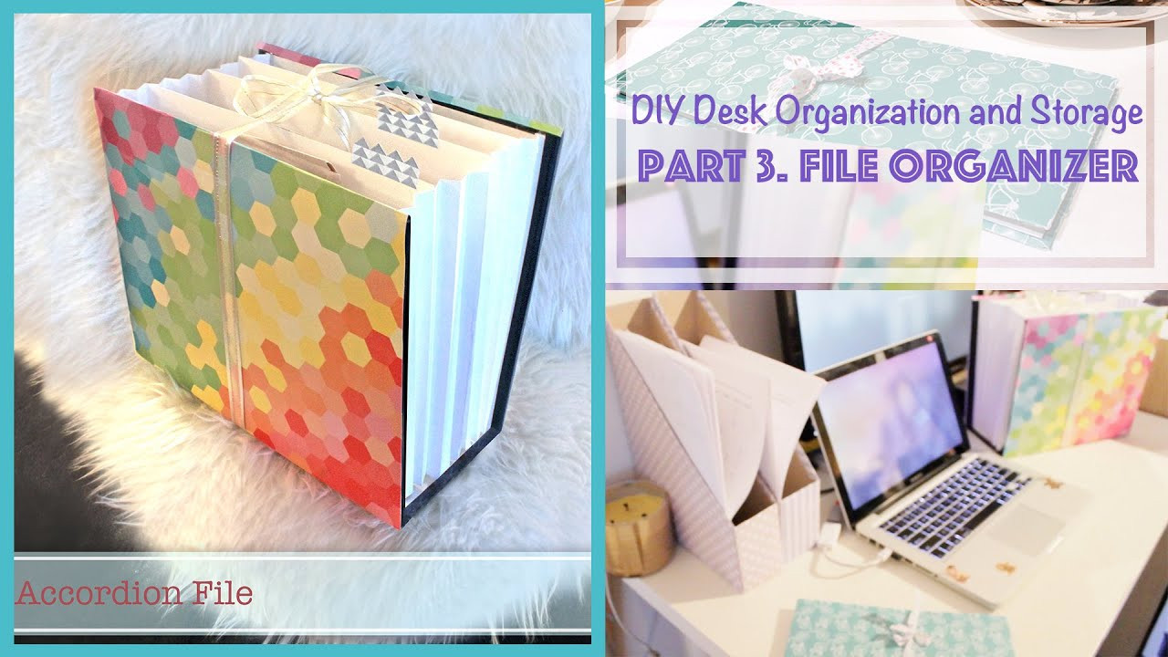 DIY Folder Organizer
 DIY File Organizer from Recycled Box Desk Organization