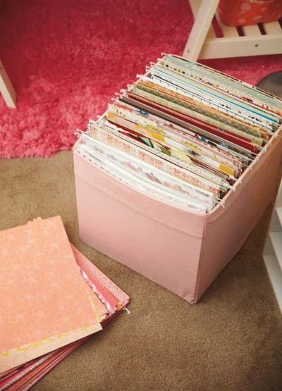DIY Folder Organizer
 20 Scrapbook Paper Storage Ideas The Scrap Shoppe