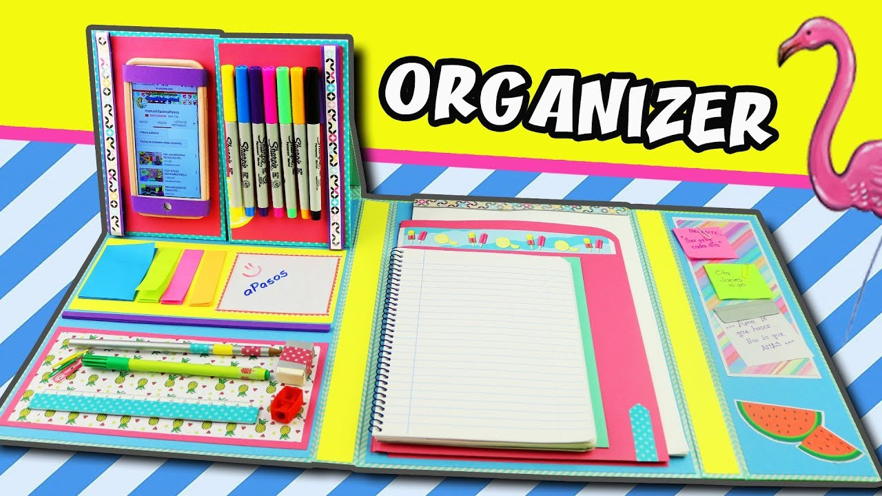 DIY Folder Organizer
 DIY FOLDER ORGANIZER BACK TO SCHOOL