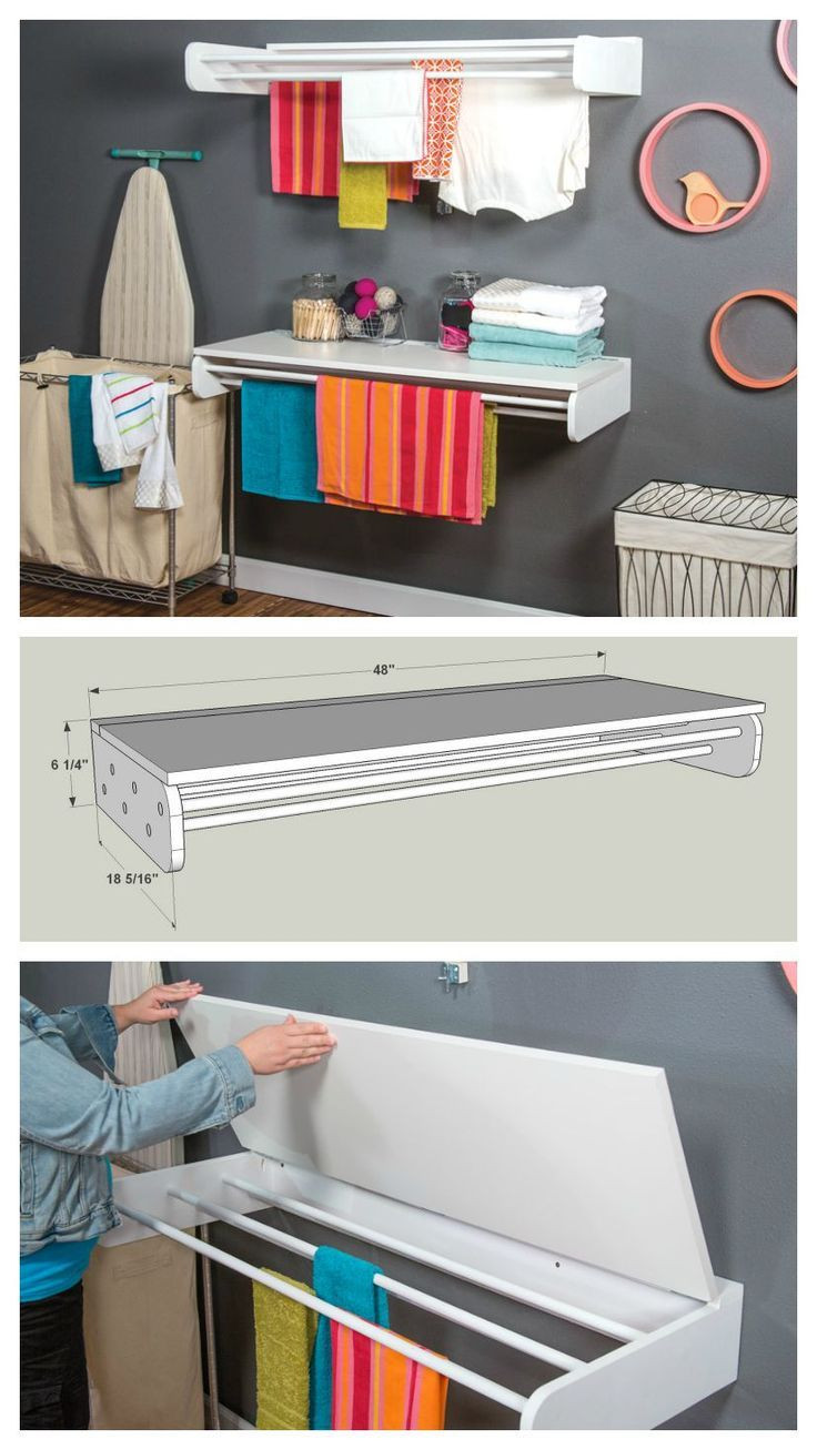 DIY Folding Drying Rack
 DIY Laundry Drying and Folding Rack Find the FREE PLANS
