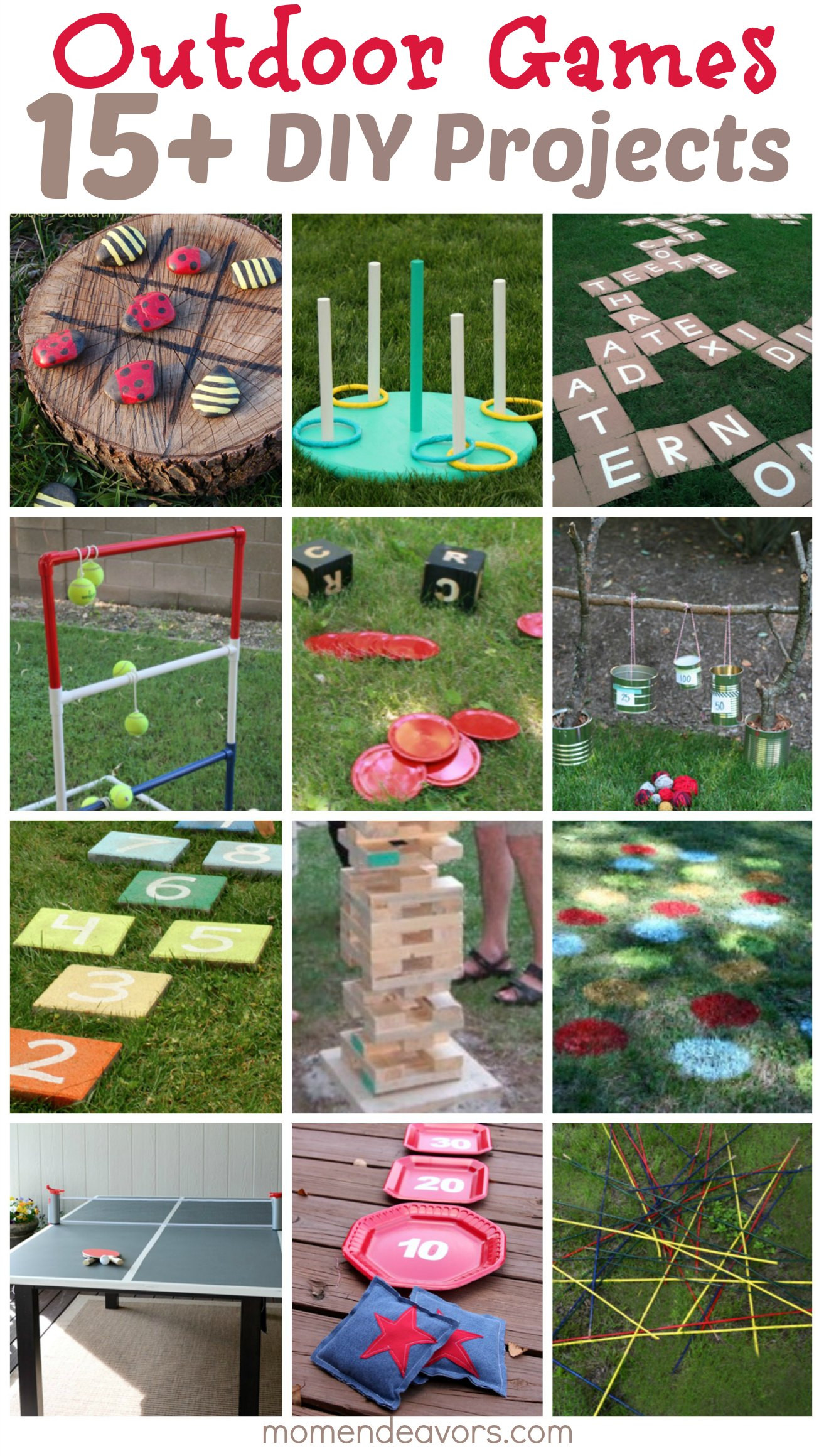 DIY Games For Kids
 DIY Outdoor Games – 15 Awesome Project Ideas for Backyard