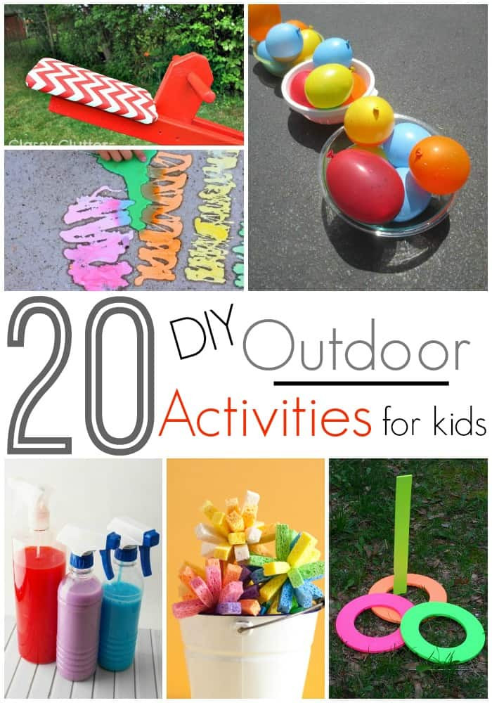 DIY Games For Kids
 20 DIY Outdoor Activities For Kids