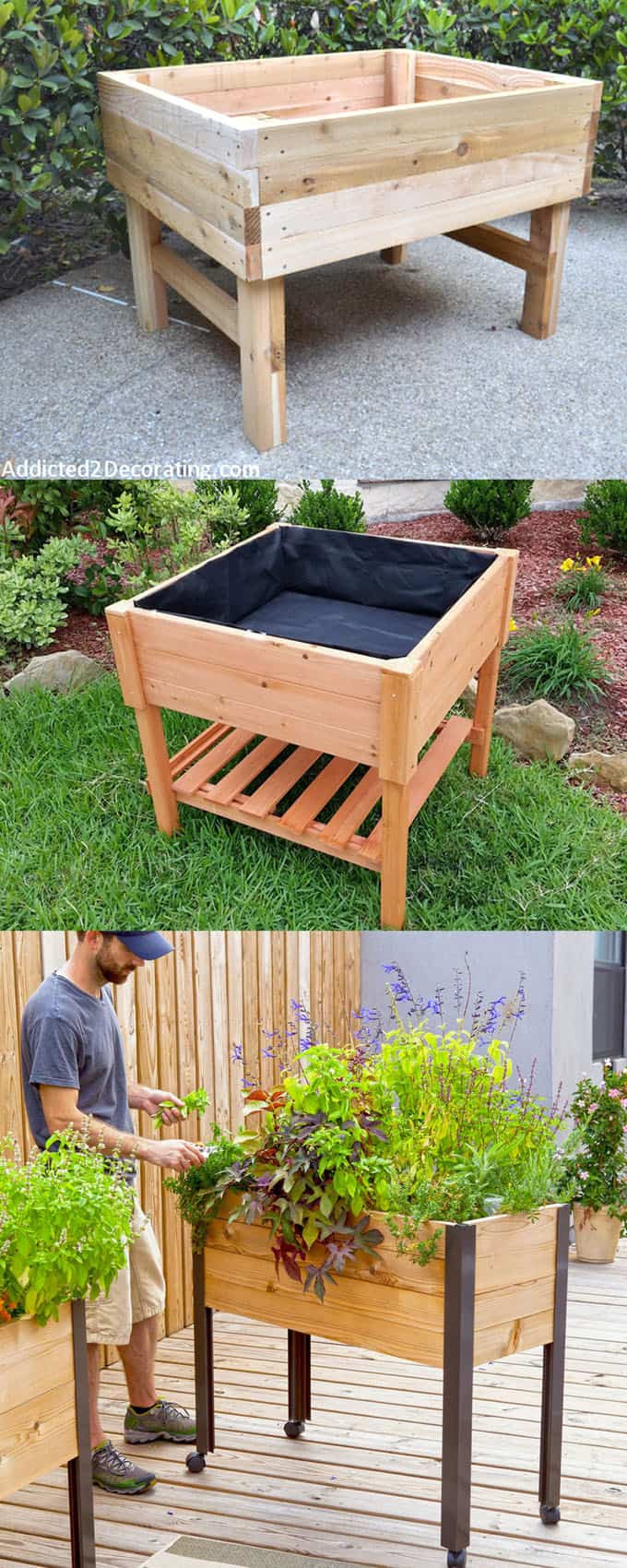 DIY Garden Planter Boxes
 28 Amazing DIY Raised Bed Gardens A Piece Rainbow