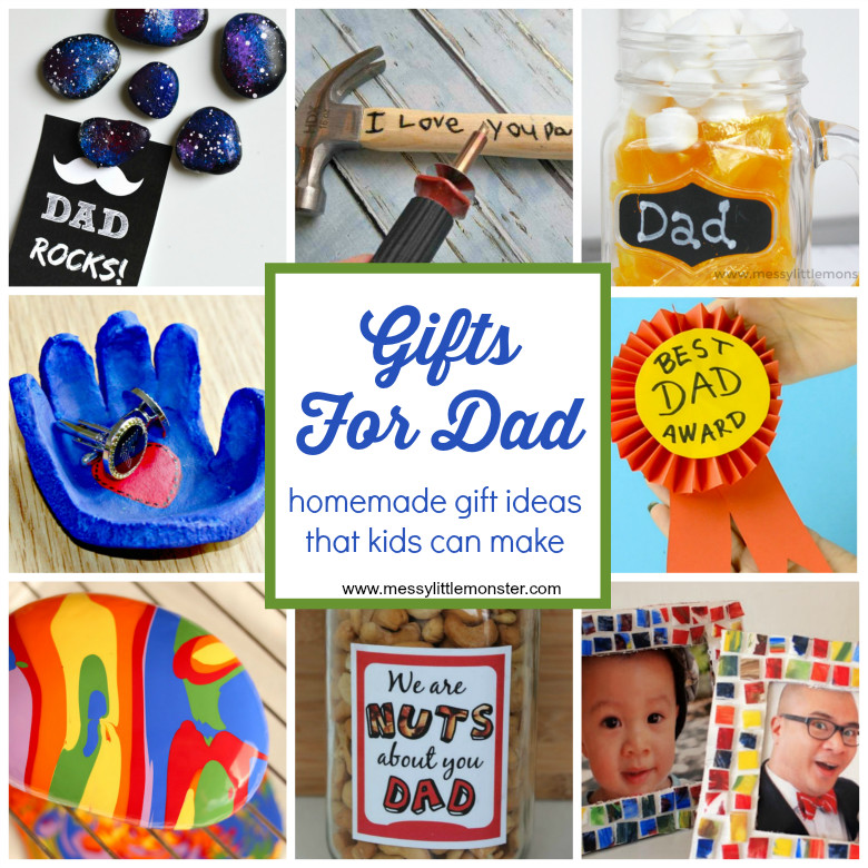 DIY Gift Ideas For Dads
 Gifts For Dad From Kids Homemade Gift Ideas That Kids