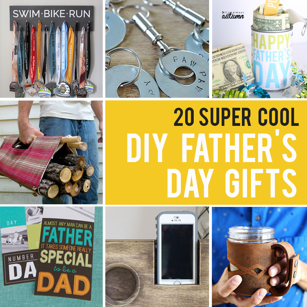 DIY Gift Ideas For Dads
 20 super cool handmade Father s Day Gifts DIY for Dad