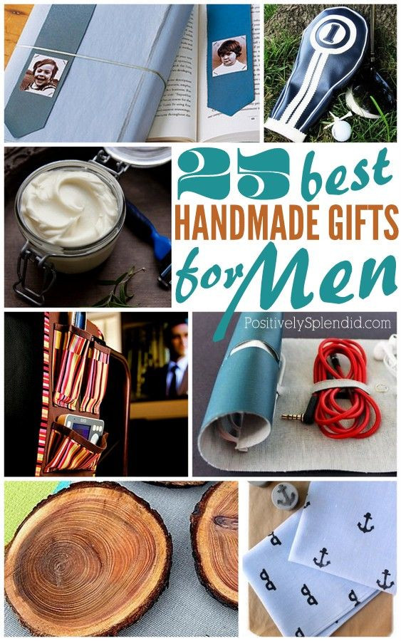 DIY Gift Ideas For Dads
 25 Handmade Gifts for Men