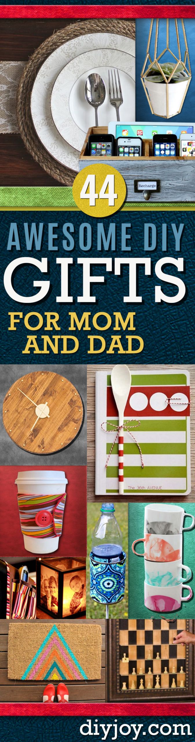 DIY Gift Ideas For Dads
 44 DIY Gift Ideas For Mom and Dad