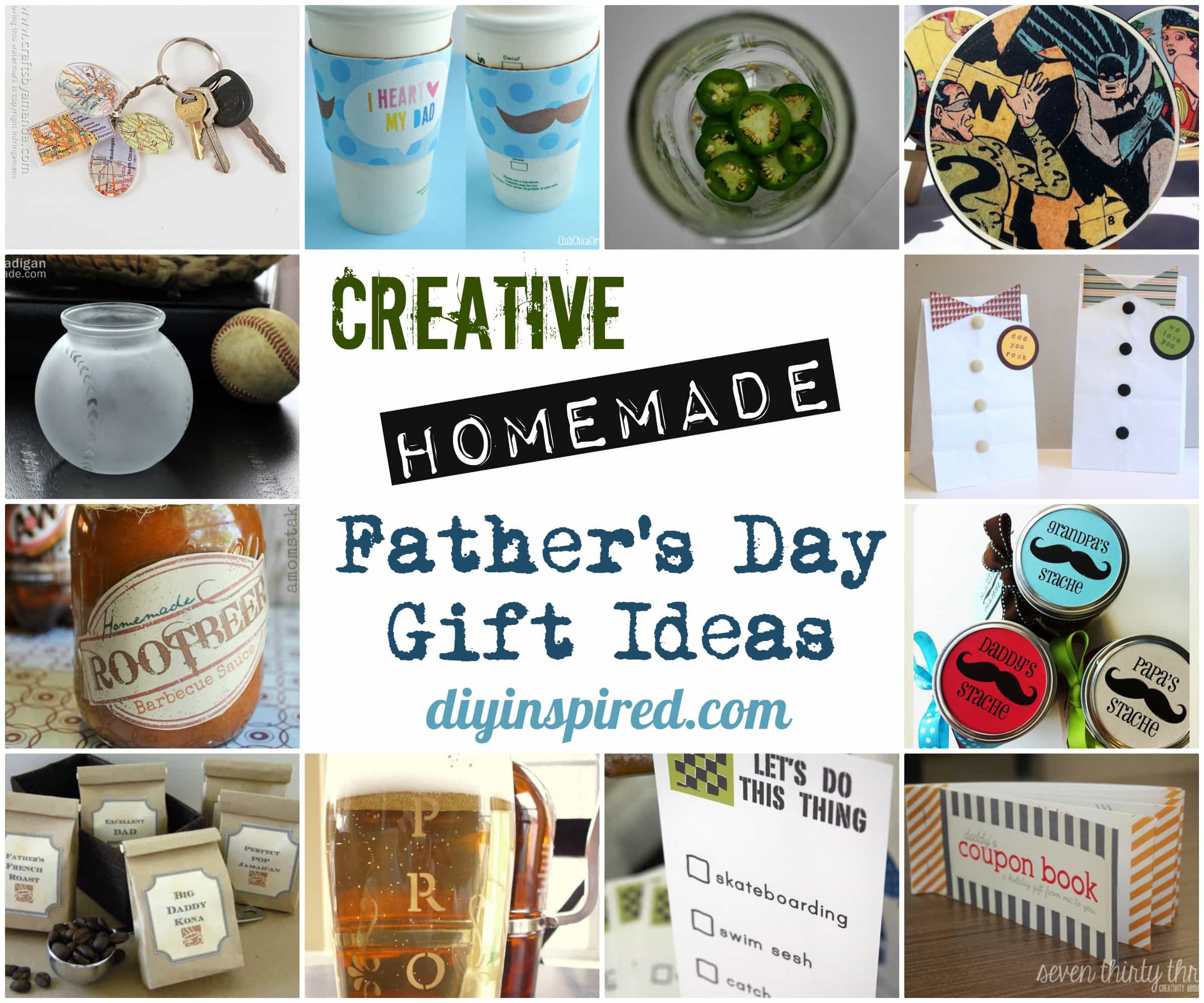 DIY Gift Ideas For Dads
 Creative Homemade Father’s Day Gift Ideas DIY Inspired