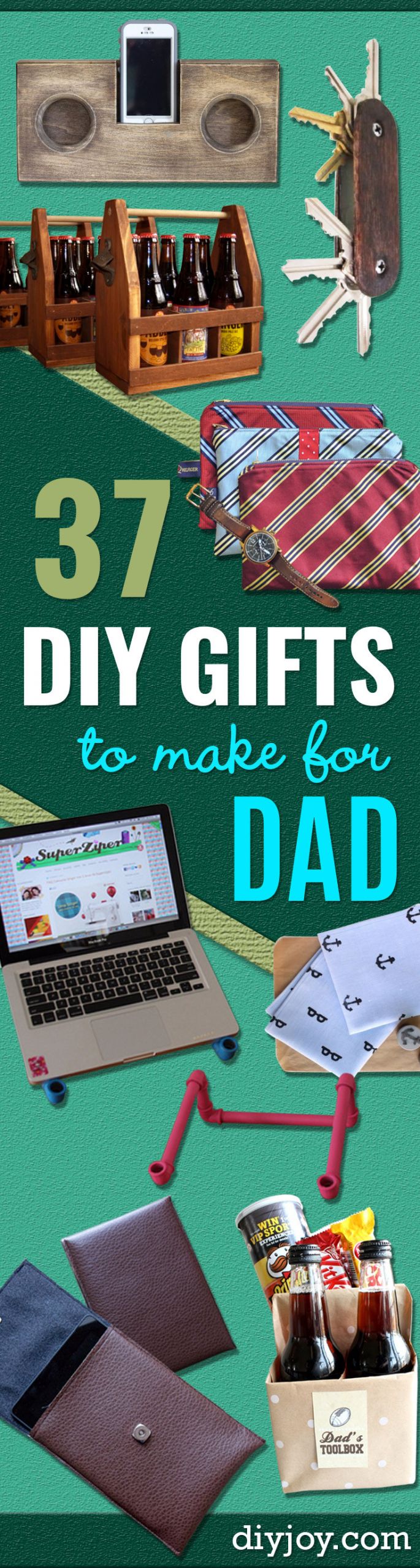 DIY Gift Ideas For Dads
 37 Awesome DIY Gifts to Make for Dad