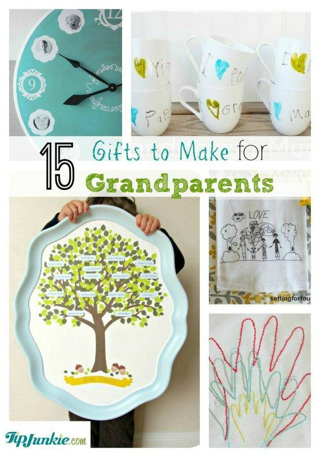 DIY Gifts For Grandpa
 15 Thoughtful Gifts to Make for Grandparents – Tip Junkie