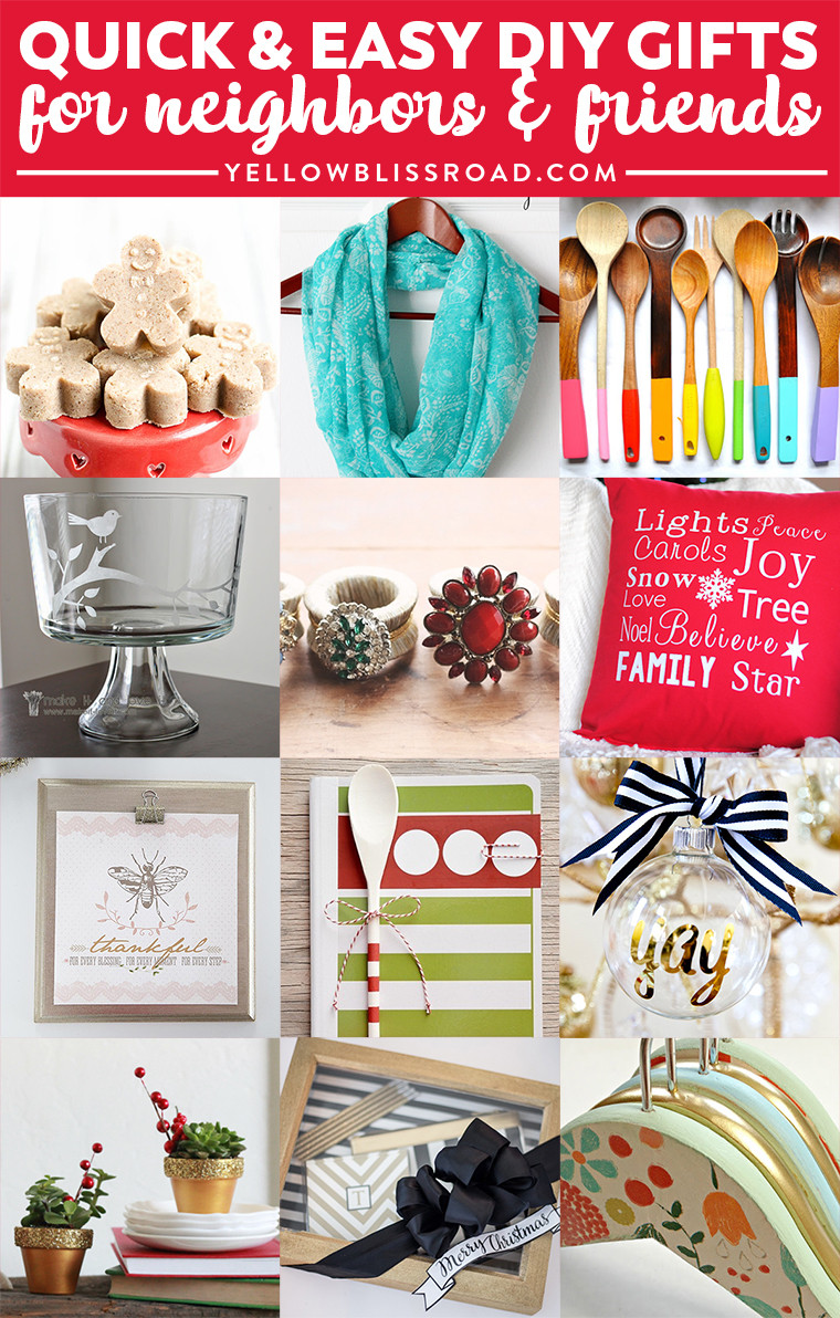 DIY Gifts Ideas For Friends
 Bud Gifts Ideas for Friends and Neighbors Homemade