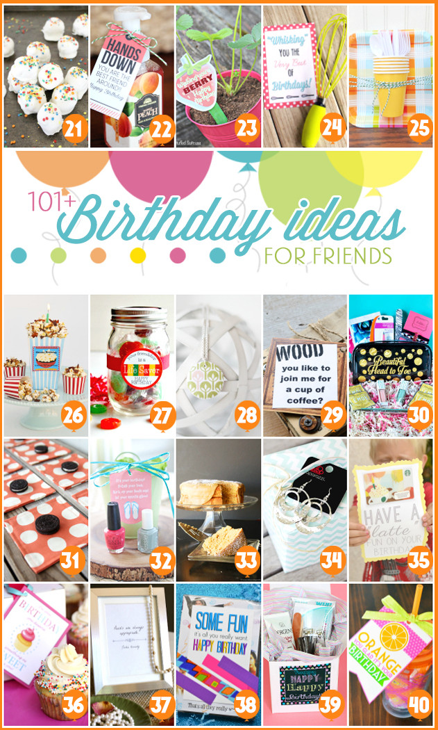 DIY Gifts Ideas For Friends
 101 Creative & Inexpensive Birthday Gift Ideas