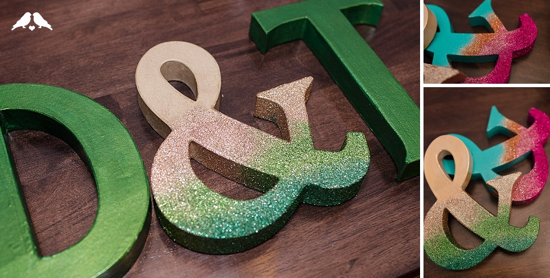 DIY Glitter Wooden Letters
 DIY Tutorial How to Make Glitter Ombre Oversized