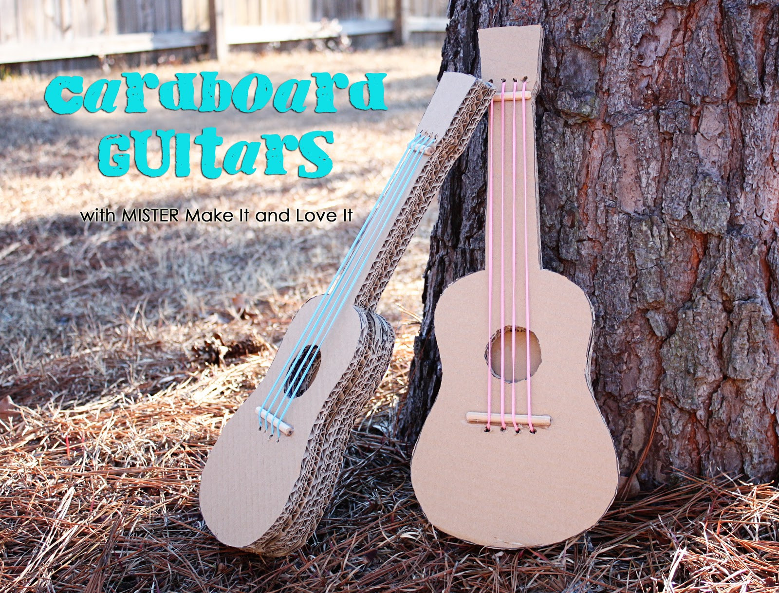 DIY Guitar For Kids
 The MISTER Make It and Love It Series Cardboard Guitars