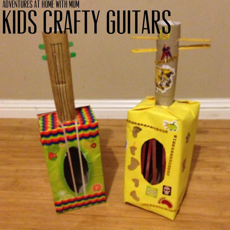 DIY Guitar For Kids
 Awesome Guitar Themed Crafts