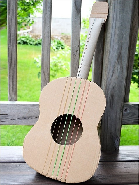 DIY Guitar For Kids
 Homemade Guitar s and for
