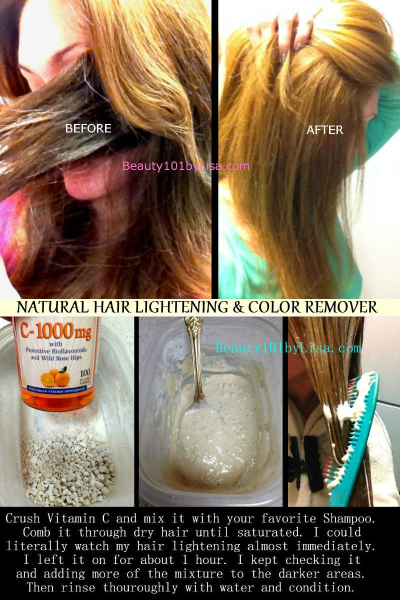 DIY Hair Bleach
 Beauty101byLisa DIY At Home NATURAL HAIR LIGHTENING