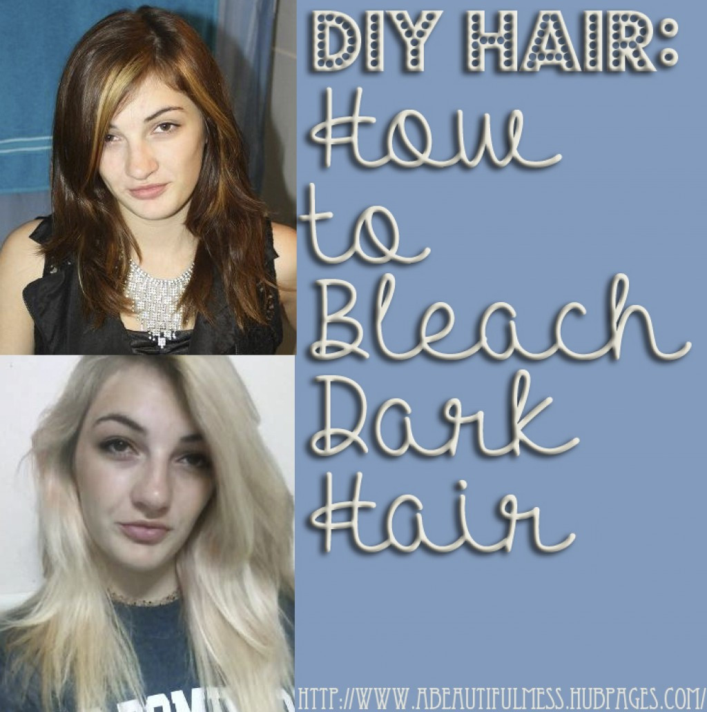 DIY Hair Bleach
 DIY Hair How to Bleach Dark Hair
