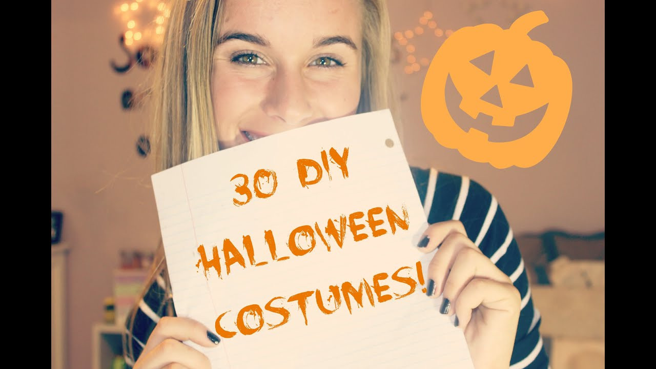DIY Halloween Costumes For 11 Year Olds
 30 EASY DIY HALLOWEEN COSTUME IDEAS