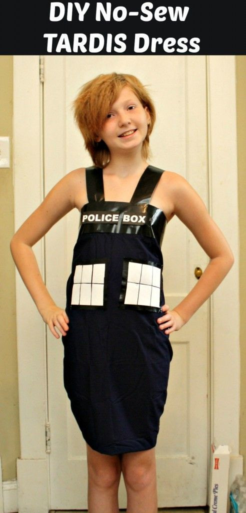 DIY Halloween Costumes For 11 Year Olds
 DIY Tardis Costume From Dr Who No Sew
