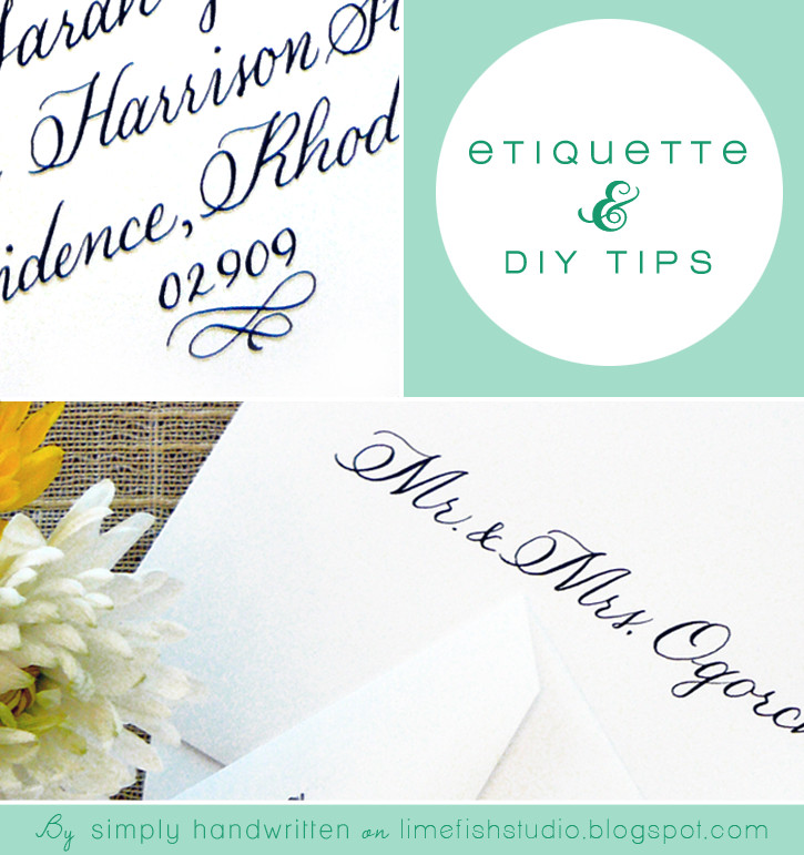 DIY Handwritten Wedding Invitations
 Limefish Studio Simply Handwritten DIY Wedding