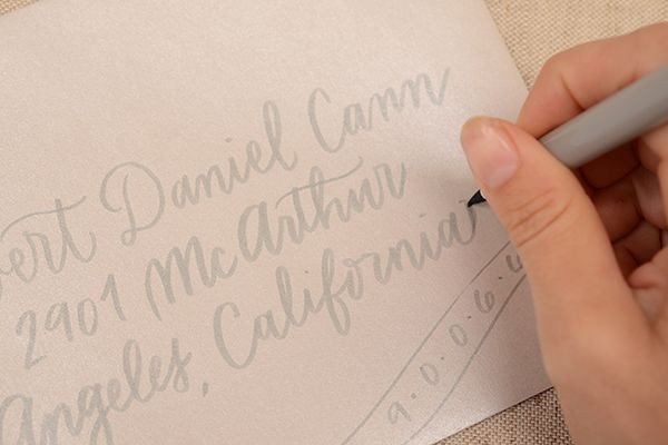 DIY Handwritten Wedding Invitations
 Envelope Addressing Styles