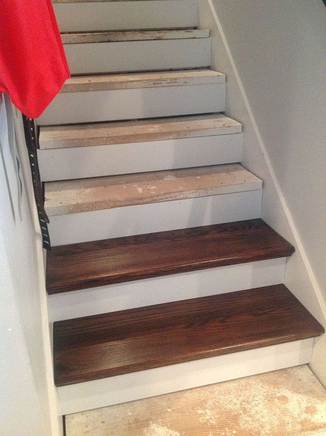 DIY Hardwood Staircase
 Ideas at the House Cheater Trick for Getting Rid of