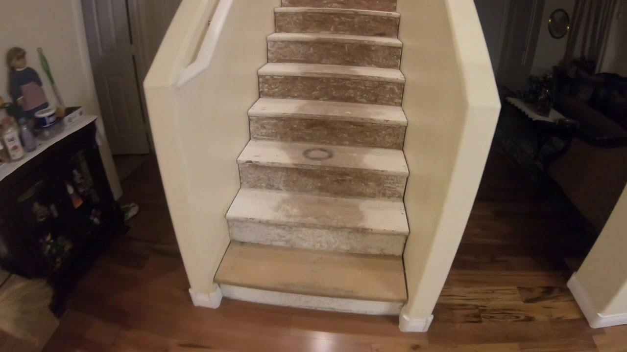 DIY Hardwood Staircase
 Carpet to Hardwood Stairs DIY Project