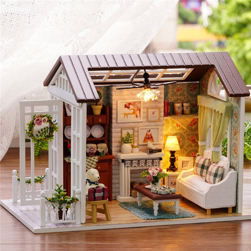 DIY Home Kits
 Cuteroom Forest Times Kits Wood Dollhouse Miniature DIY