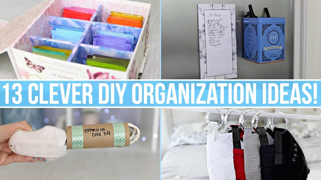 DIY Home Organization
 13 Clever DIY Home Organization Ideas