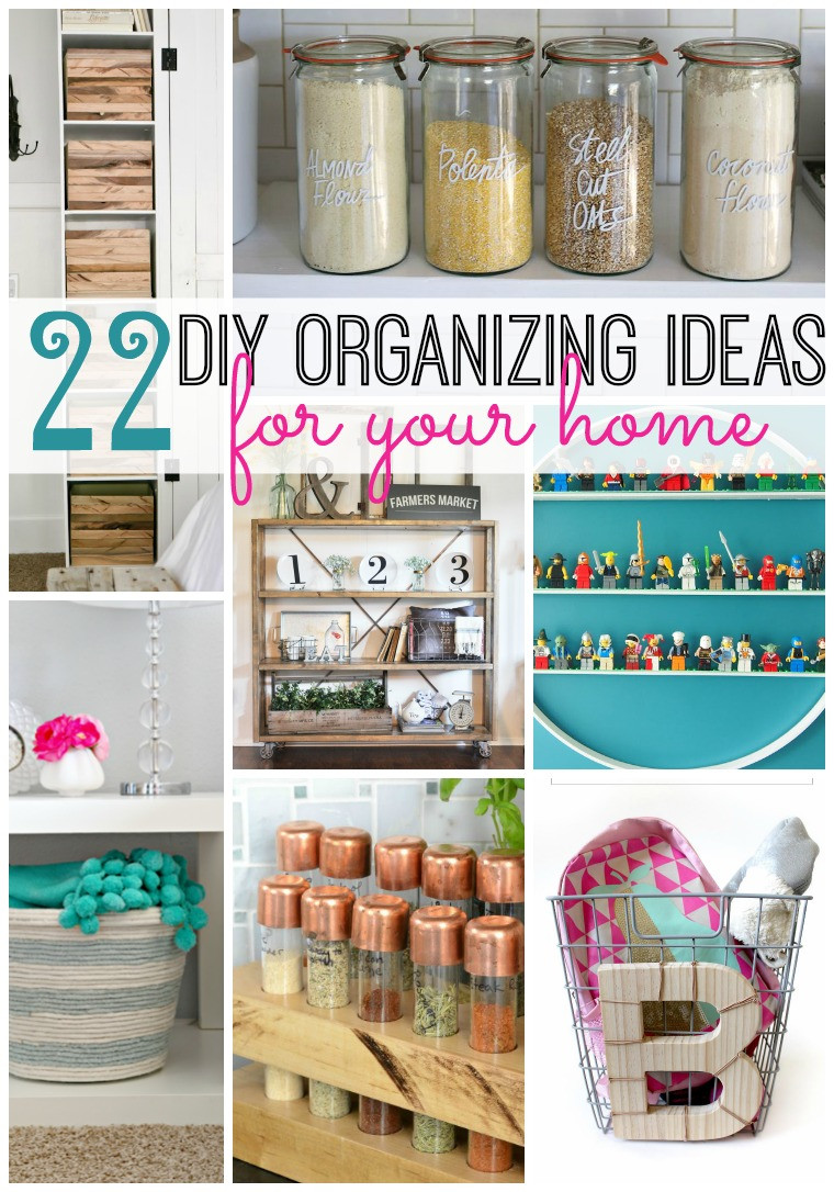 DIY Home Organization
 22 DIY Organizing Ideas For Your Home Tatertots and Jello