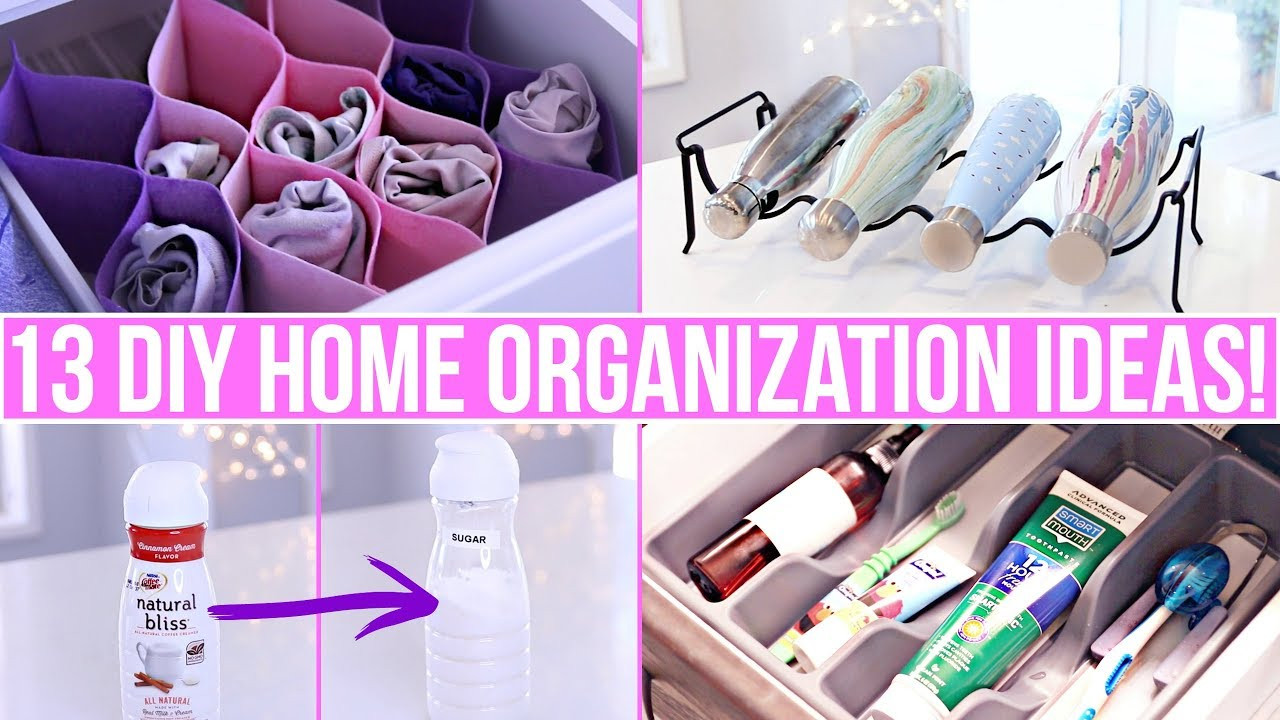 DIY Home Organization
 13 CLEVER DIY HOME ORGANIZATION IDEAS