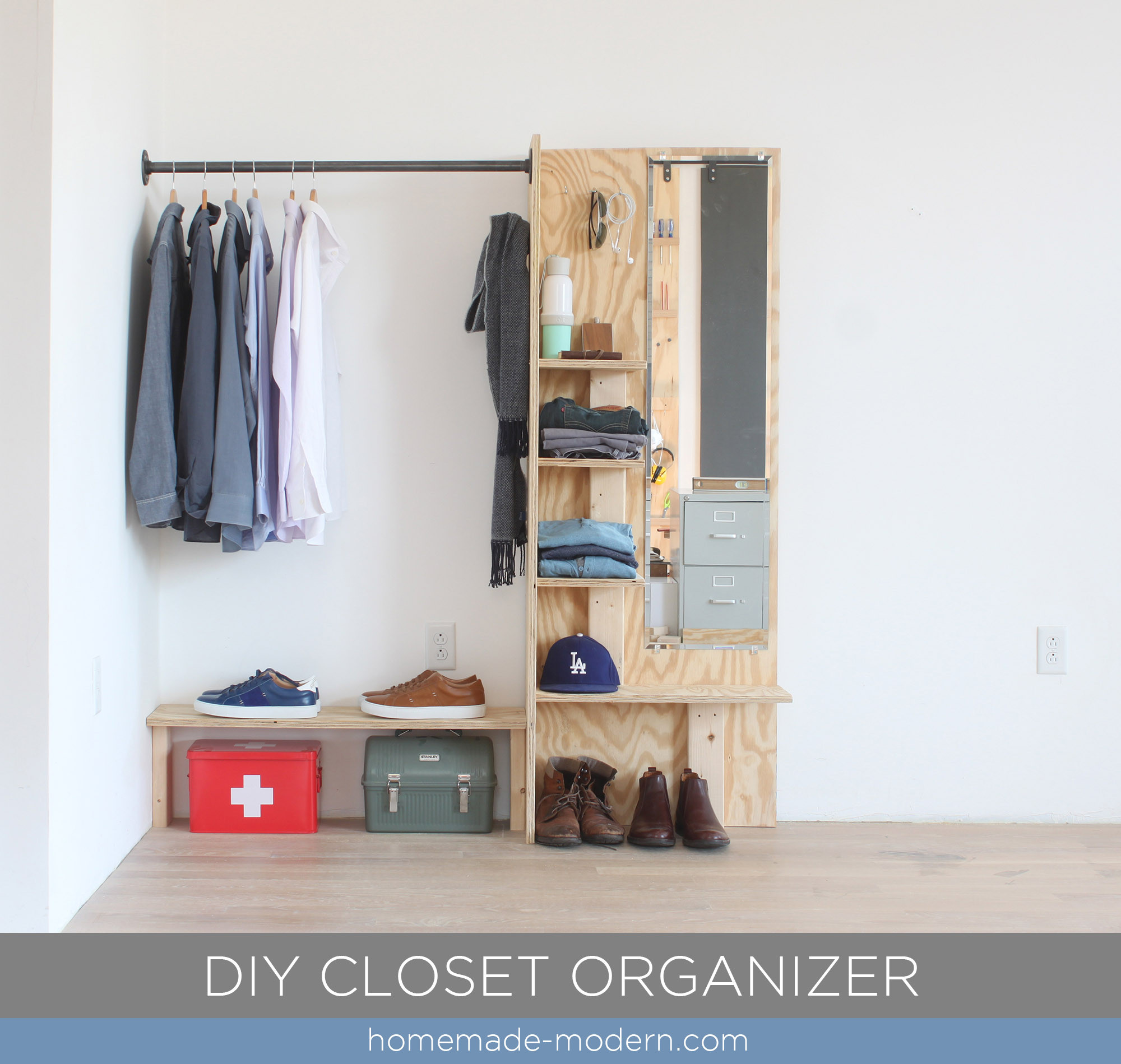 DIY Home Organizers
 HomeMade Modern EP98 DIY Closet Organizer