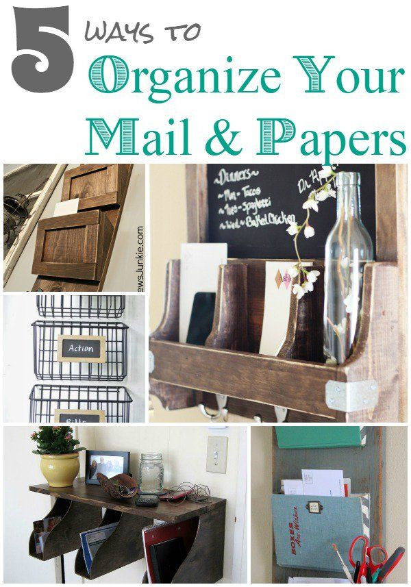 DIY Home Organizers
 5 More Ways to Organize Your Mail