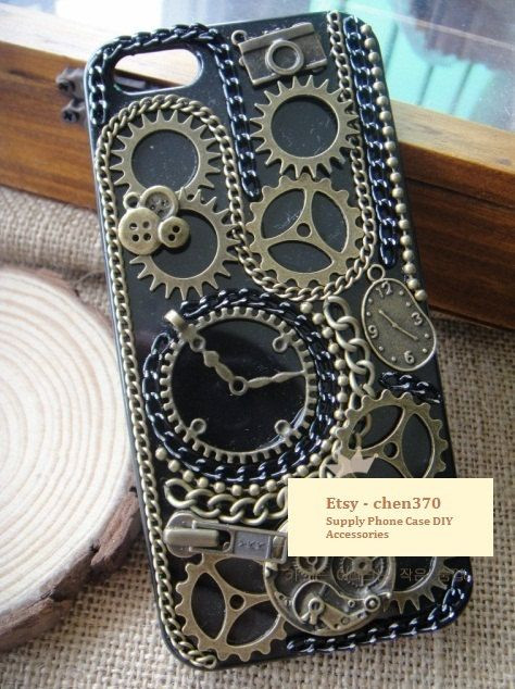 DIY Iphone Case Kit
 The Time Machine DIY Phone Case Deco Den Kit Free by